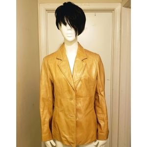 Wilson Butterscotch in color Leather Jacket Size M